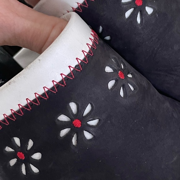 Vintage Y2k chunky wooden platform Tommy Hilfiger clogs - Picture 8 of 10